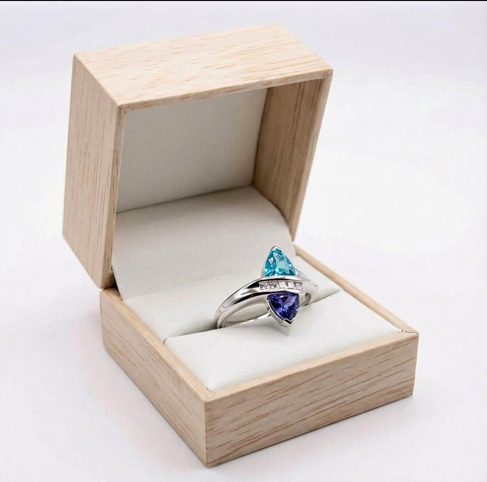 Celestial Lab Blue Topaz & Tanzanite Ring - photo 2