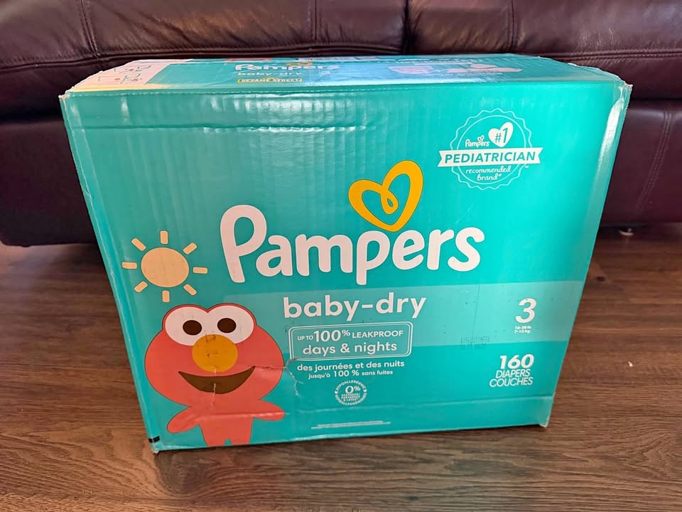 Pampers Baby-Dry Diapers Size 3 - 160 count