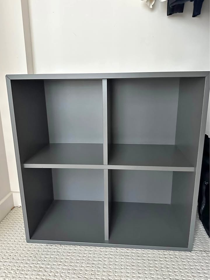 IKEA EKET 2x2 Storage Unit (4 Compartments) - Dark Grey