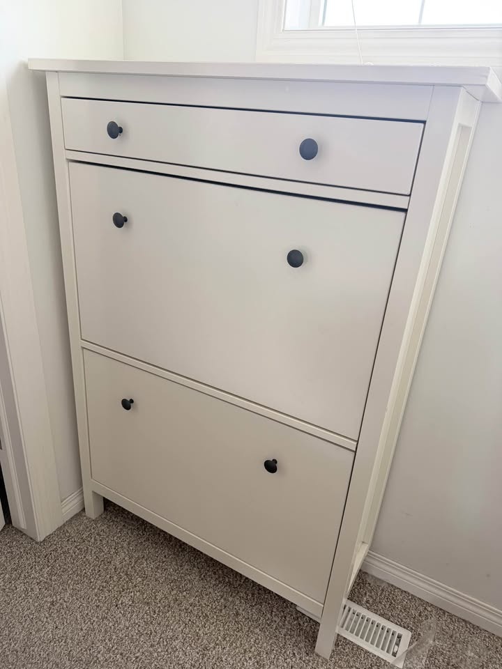 White IKEA Shoe Cabinet Storage - photo 2