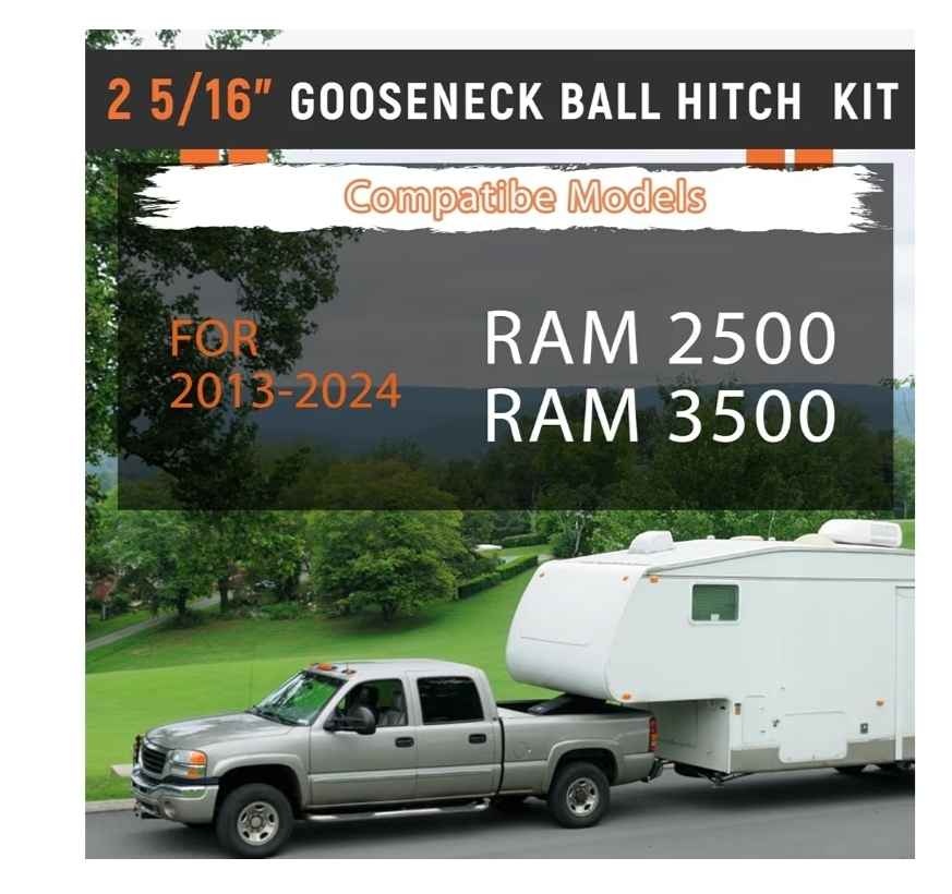 Puck System Gooseneck Hitch Kit for Ram 2500/3500 (2013-2024) - photo 4