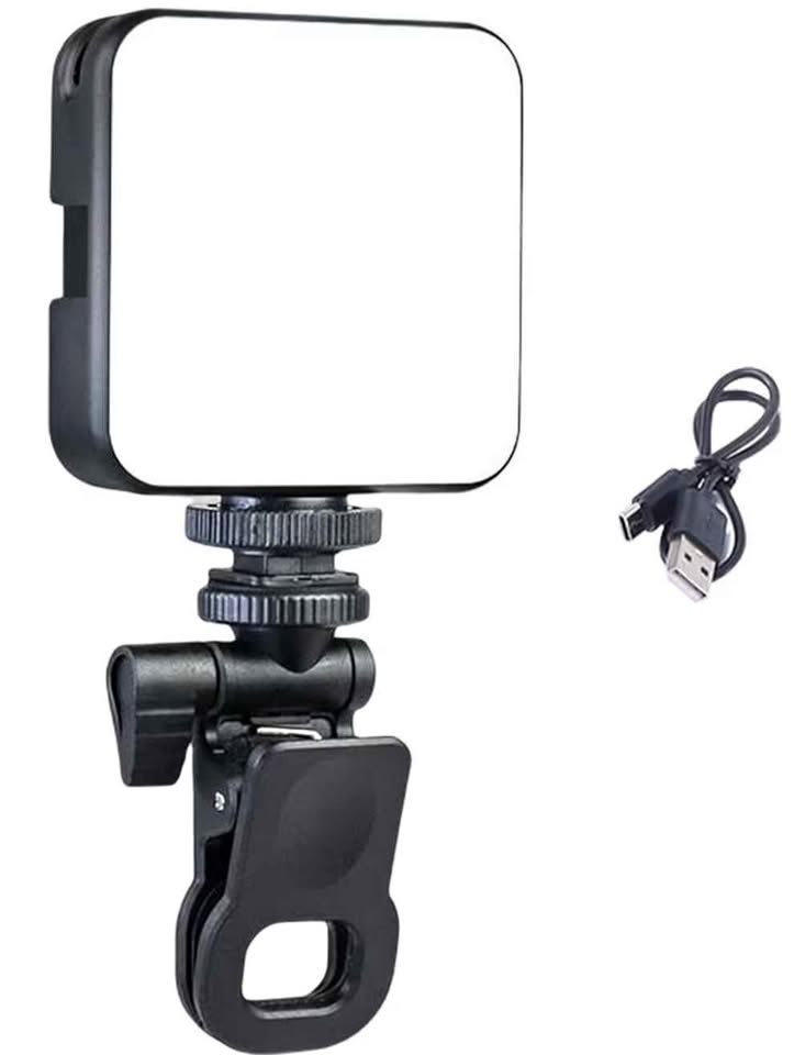 Phone Light with Clip for Camera