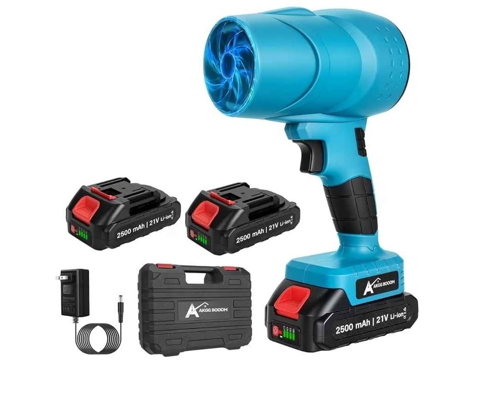 AKG Cordless Leaf Blower w/ Batteries & Toolbox - photo 2