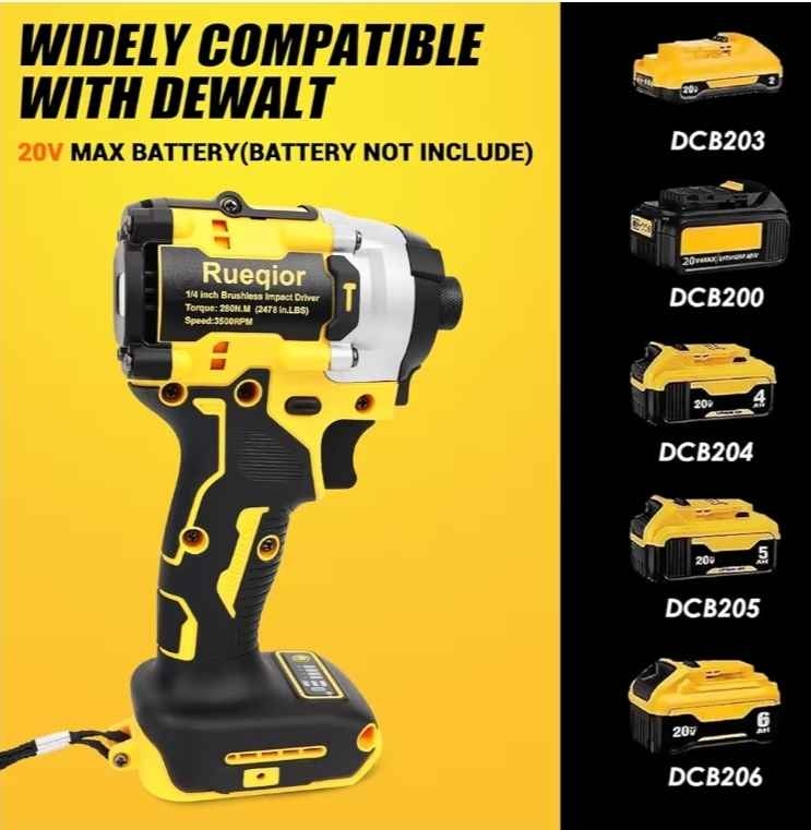 DeWalt 20v Cordless Impact Driver, Brushless, 3-Speed - photo 2