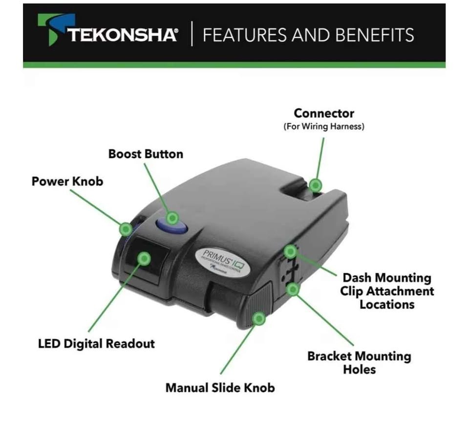 Tekonsha 90160 Primus IQ Electronic Brake Control, Grey - photo 4