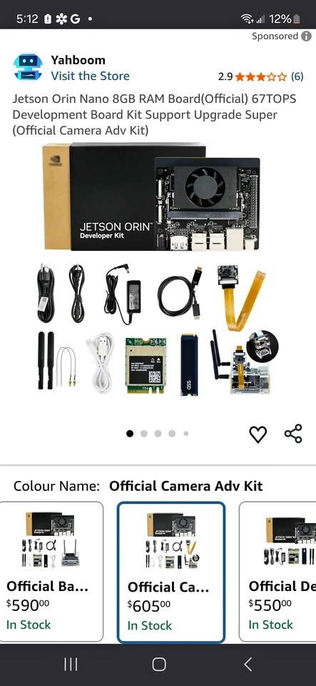 NVIDIA Jetson Orin Nano Developer Kit (Brand New) - photo 2