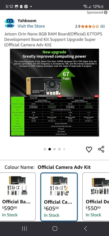 NVIDIA Jetson Orin Nano Developer Kit (Brand New) - photo 4