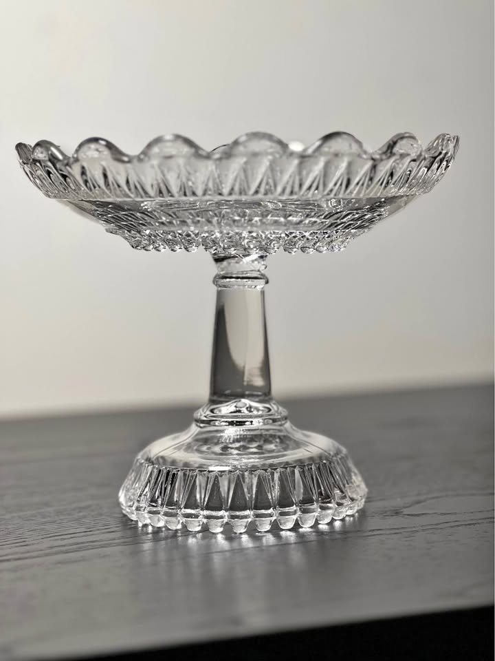 🏆 Antique EAPG Fulton Pattern Glass Compote
