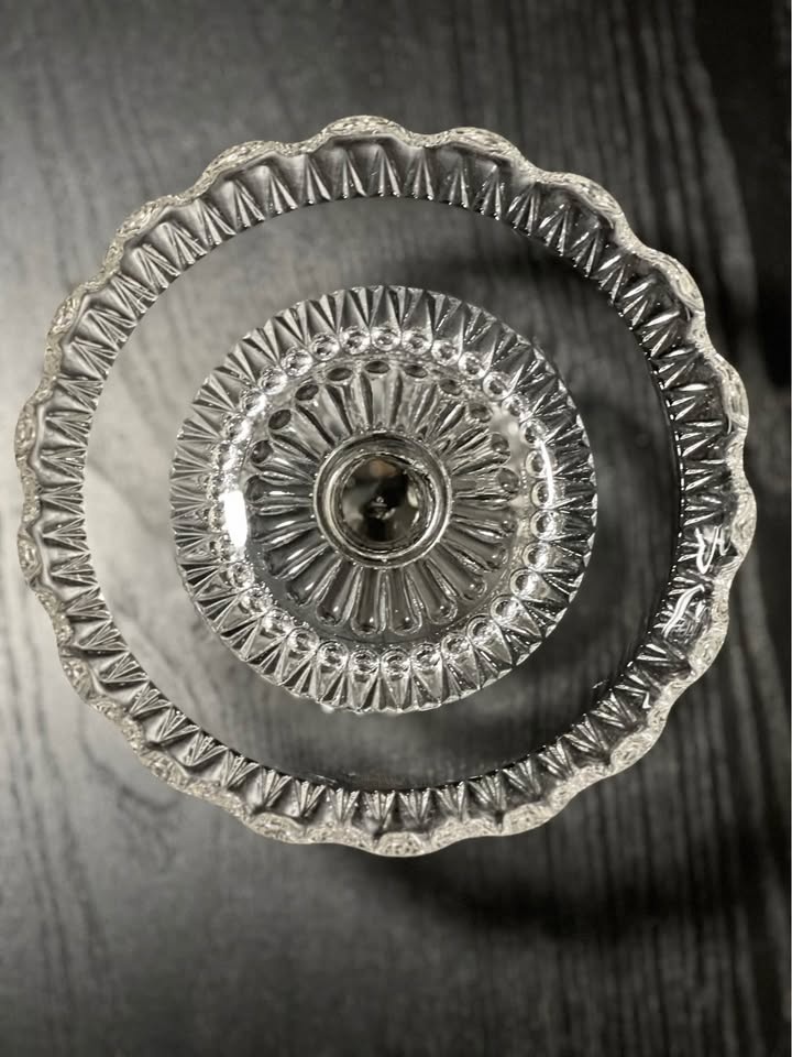 🏆 Antique EAPG Fulton Pattern Glass Compote - photo 4