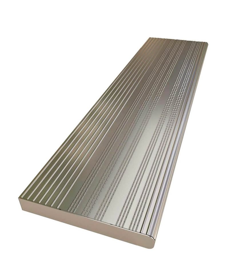 Aluminum Deck Stair Tread - 1 Piece