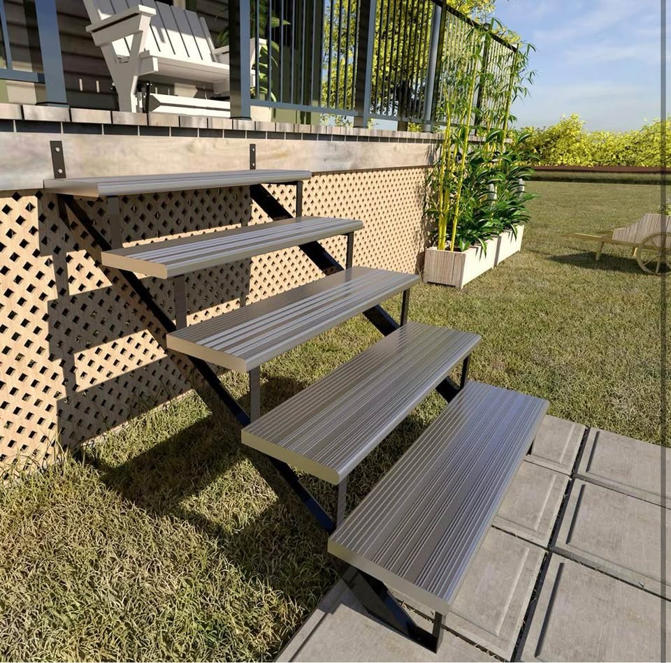 Aluminum Deck Stair Tread - 1 Piece - photo 2
