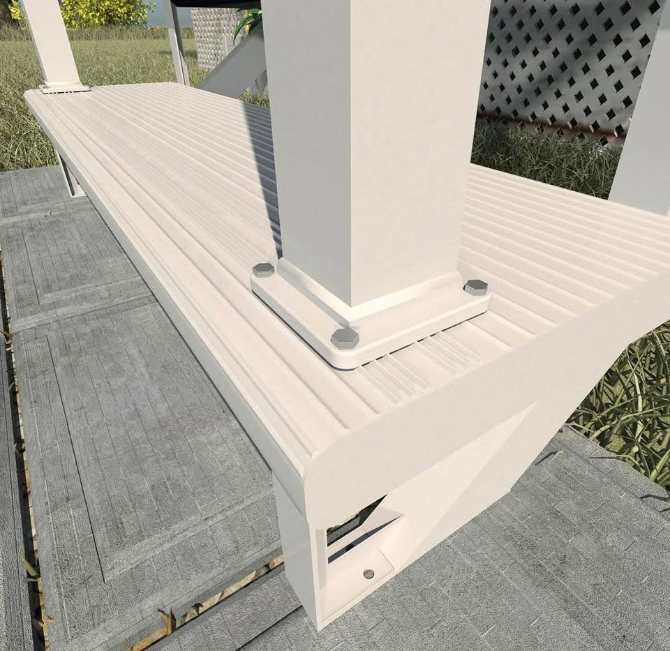 Aluminum Deck Stair Tread - 1 Piece - photo 3