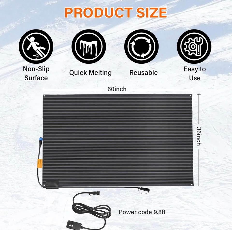 Snow Melting Mat 60x36 inch - photo 2