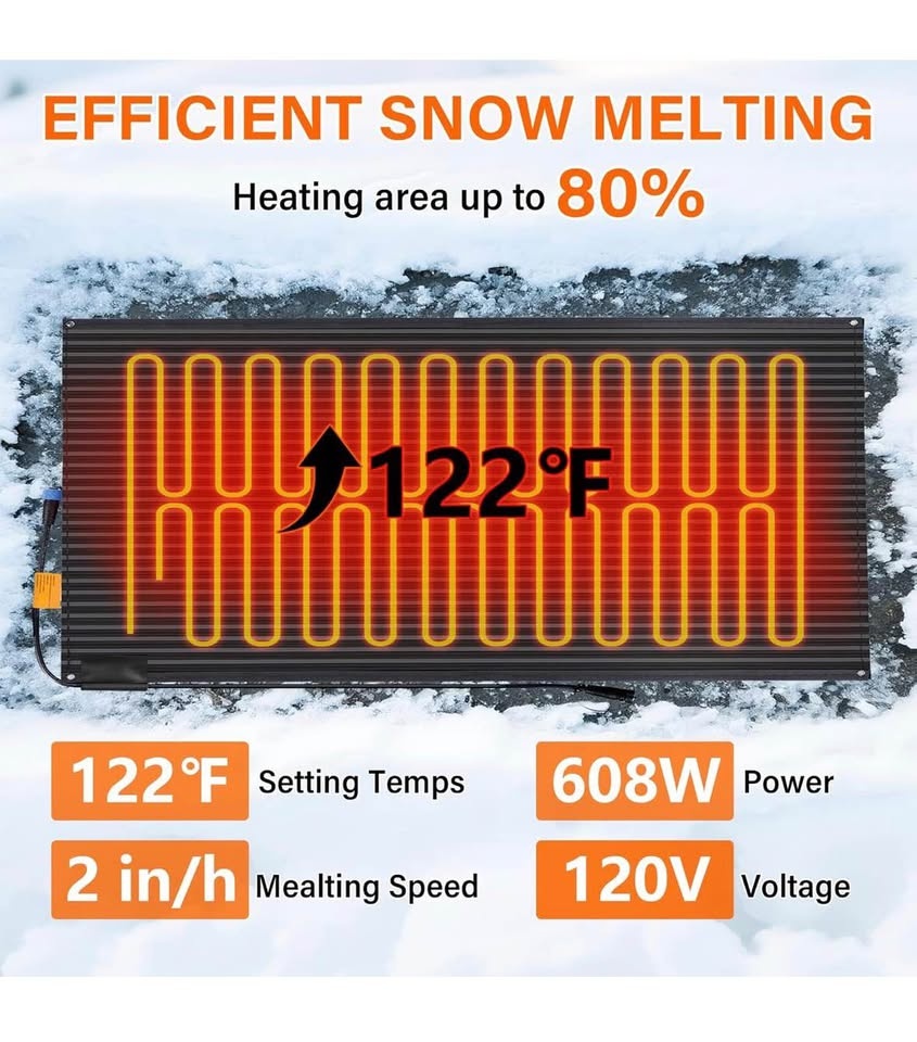 Snow Melting Mat 60x36 inch - photo 4