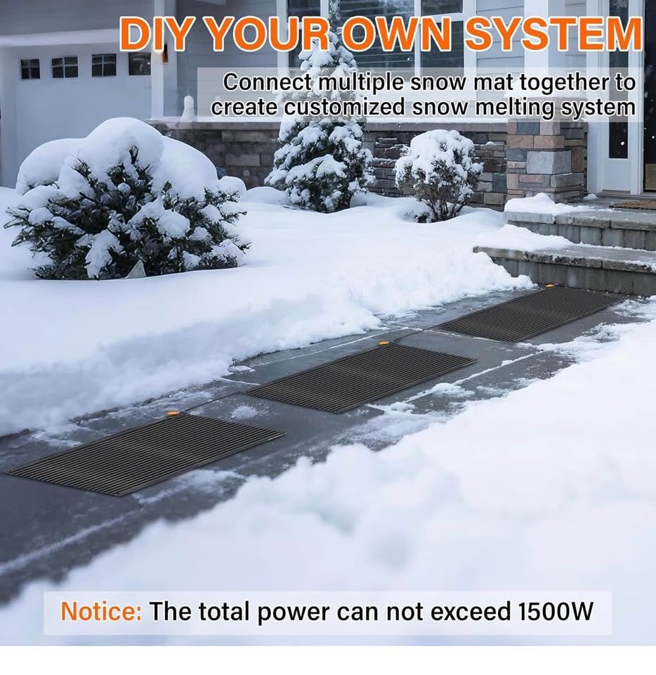 Snow Melting Mat 60x36 inch - photo 5