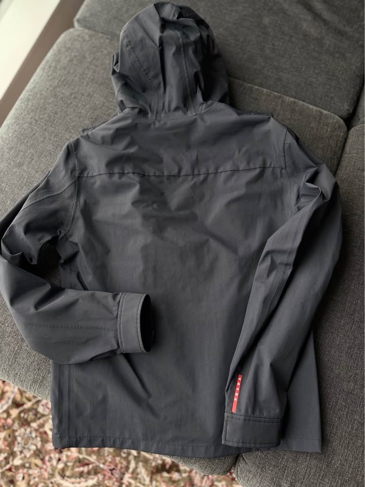 Prada Sporty Nylon Jacket Blue Size 46 - photo 3