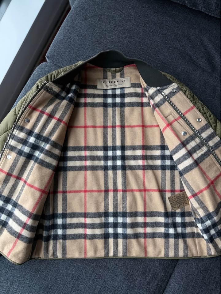 Men Burberry Wool Jacket, Size 46 - photo 2