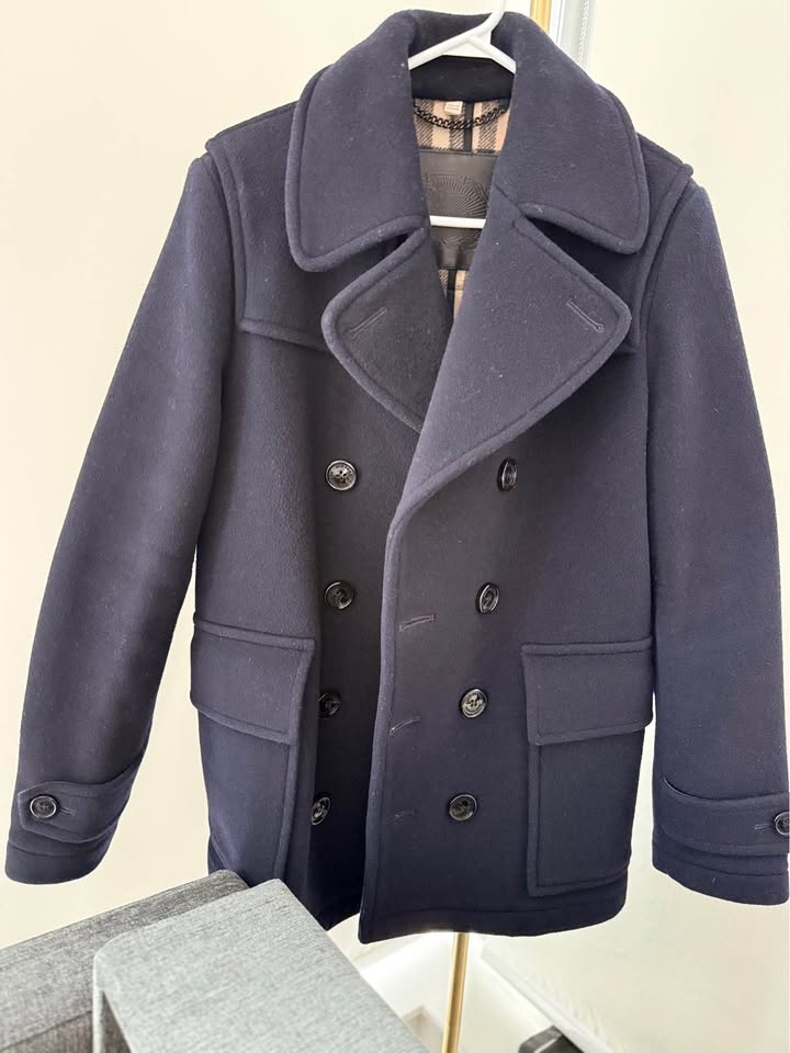 Burberry Wool Pea Coat - photo 5
