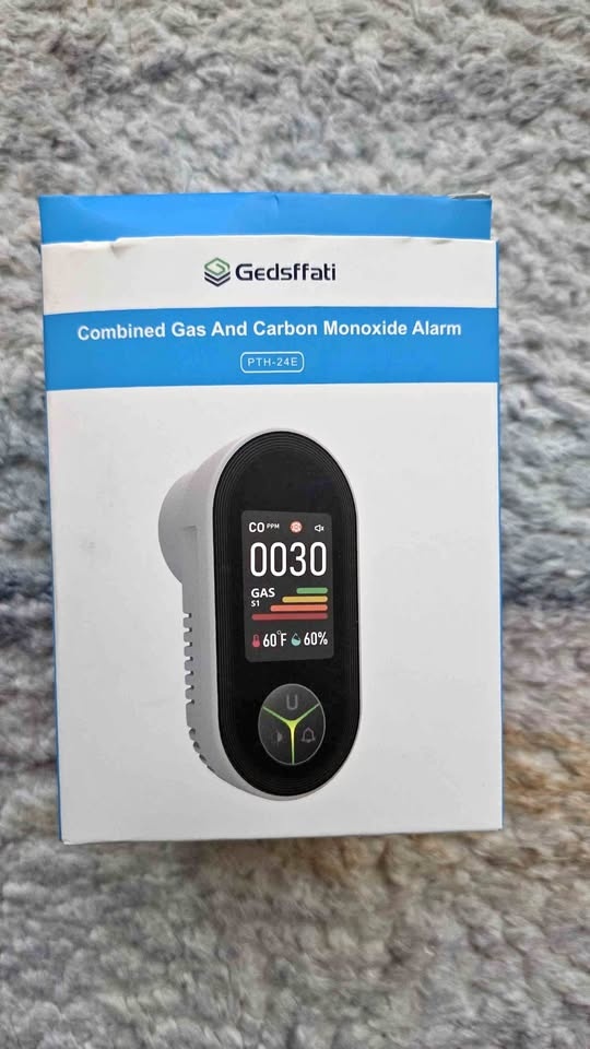 Gedsffati Combined Gas Carbon Monoxide Alarm PTH-24E New