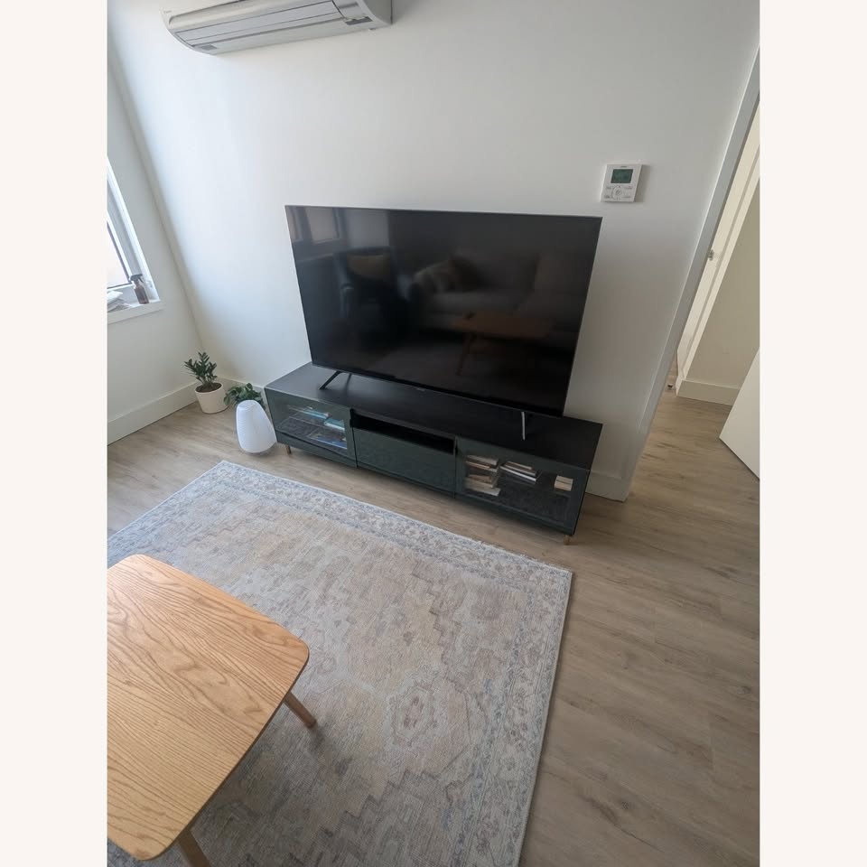 IKEA Besta Olive Green TV Bench - photo 5