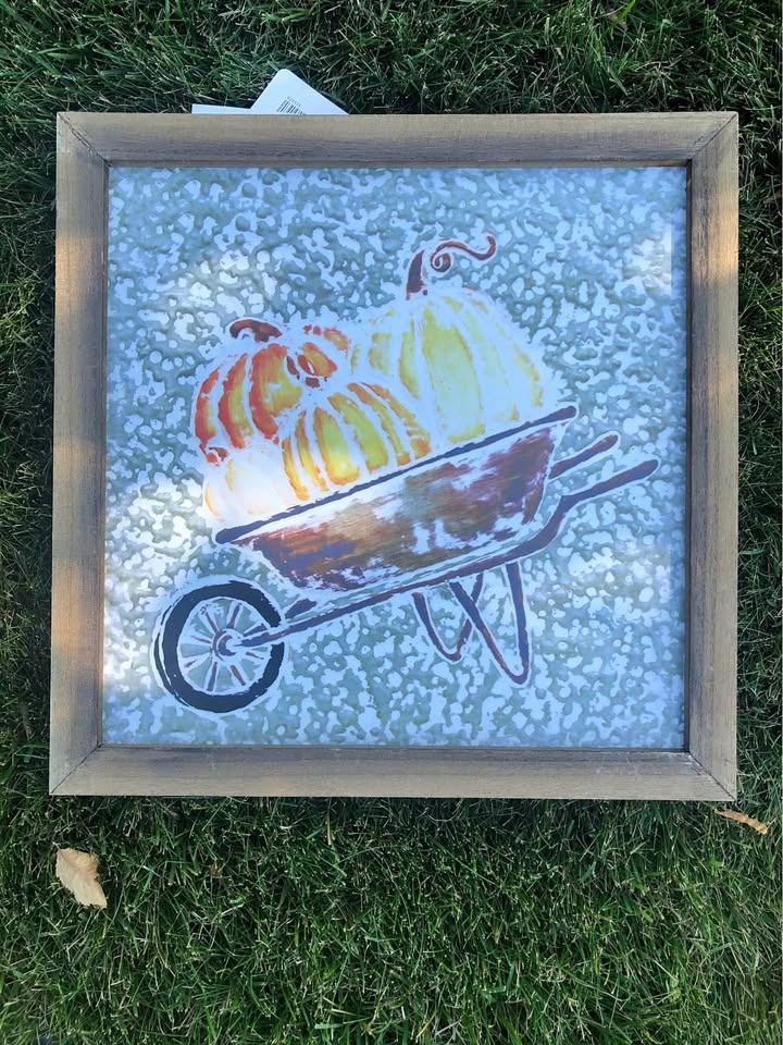 Fall Decorative accent picture seasonal Home Decor