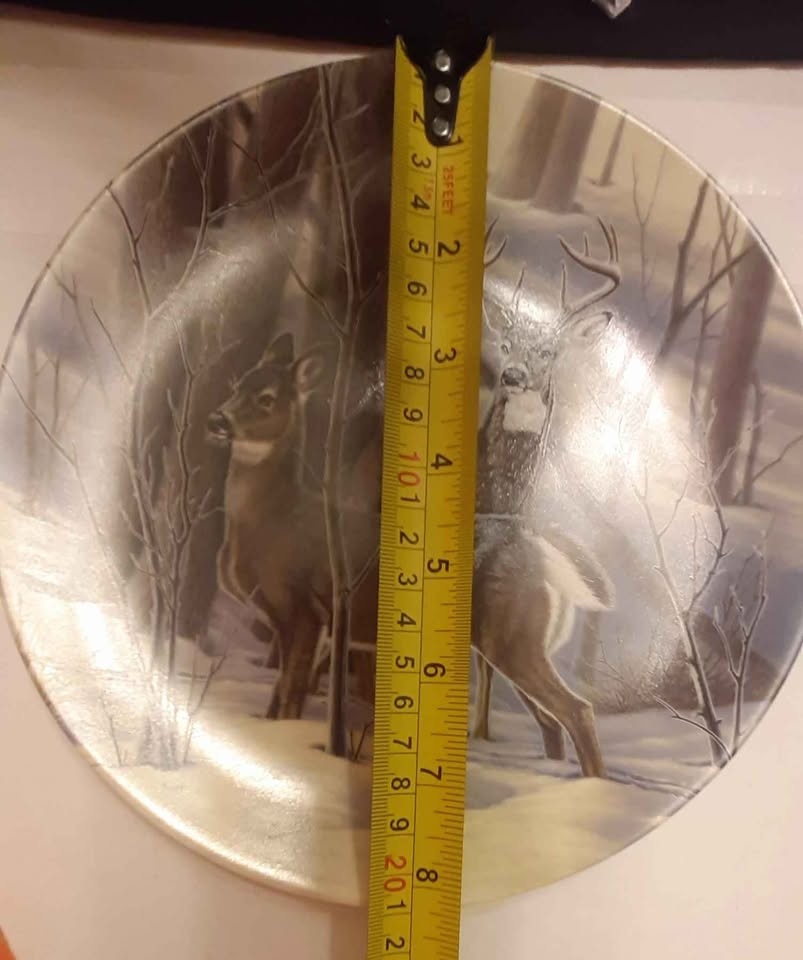 "The White-tailed Deer" Collector Plate🏆 - photo 3