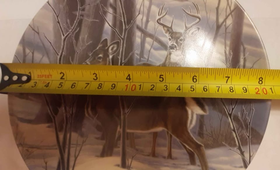"The White-tailed Deer" Collector Plate🏆 - photo 4