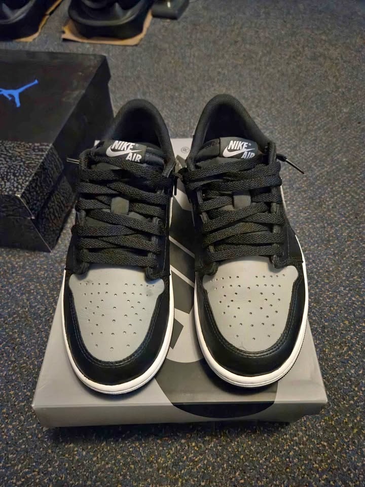 Nike Air Jordan 1 Low OG Shadow Grey Size 10
