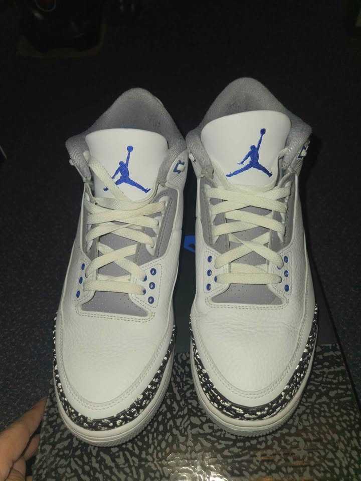Air Jordan 3 Racer Blue Size 10.5 - photo 2