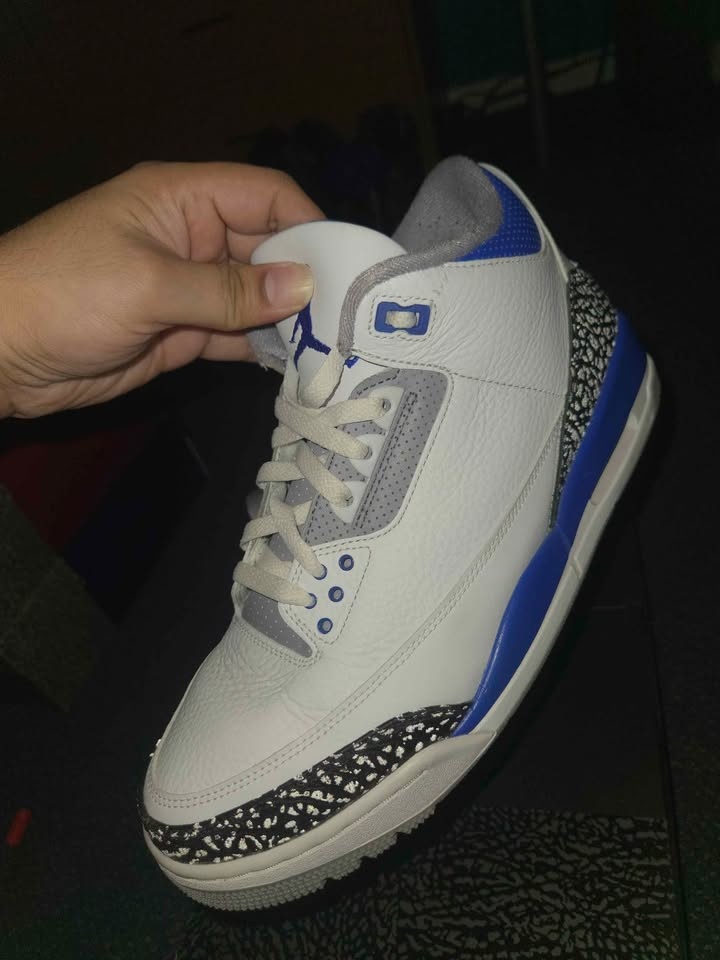 Air Jordan 3 Racer Blue Size 10.5 - photo 4