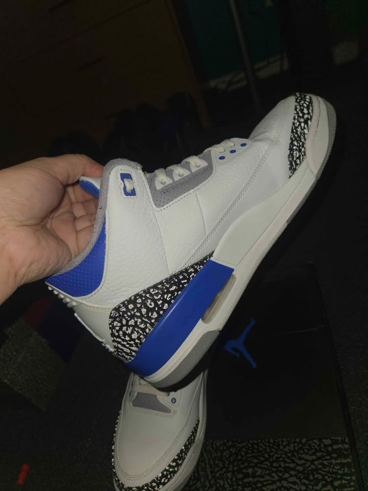 Air Jordan 3 Racer Blue Size 10.5 - photo 5