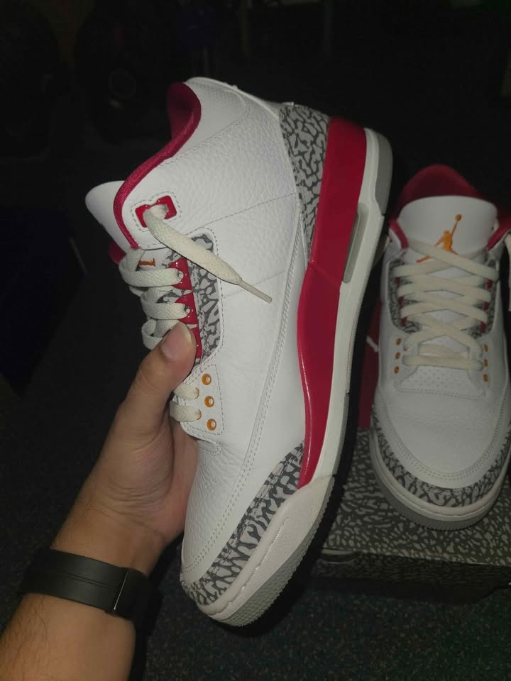 Air Jordan 3 Cardinal Red Size 10.5 - photo 2