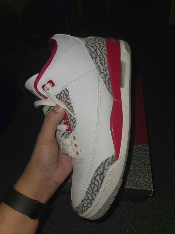 Air Jordan 3 Cardinal Red Size 10.5 - photo 3