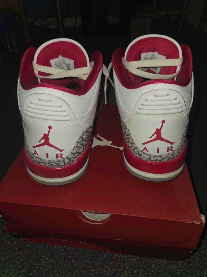 Air Jordan 3 Cardinal Red Size 10.5 - photo 5