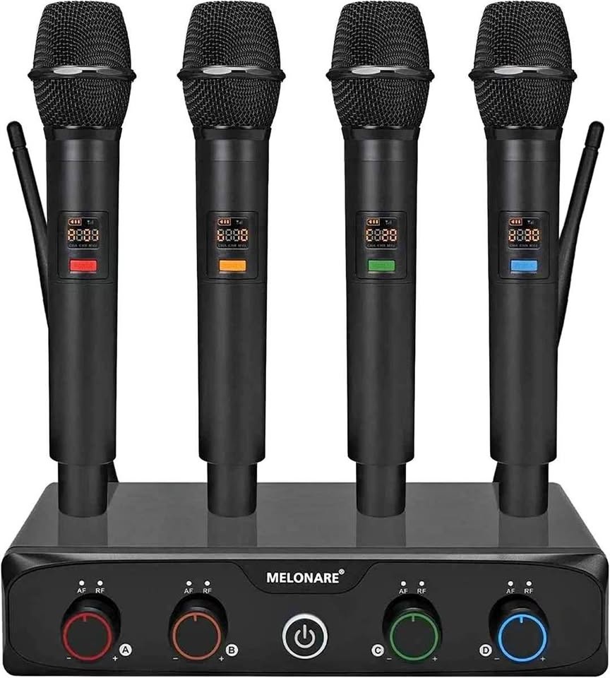 4-Channel Wireless Microphone System