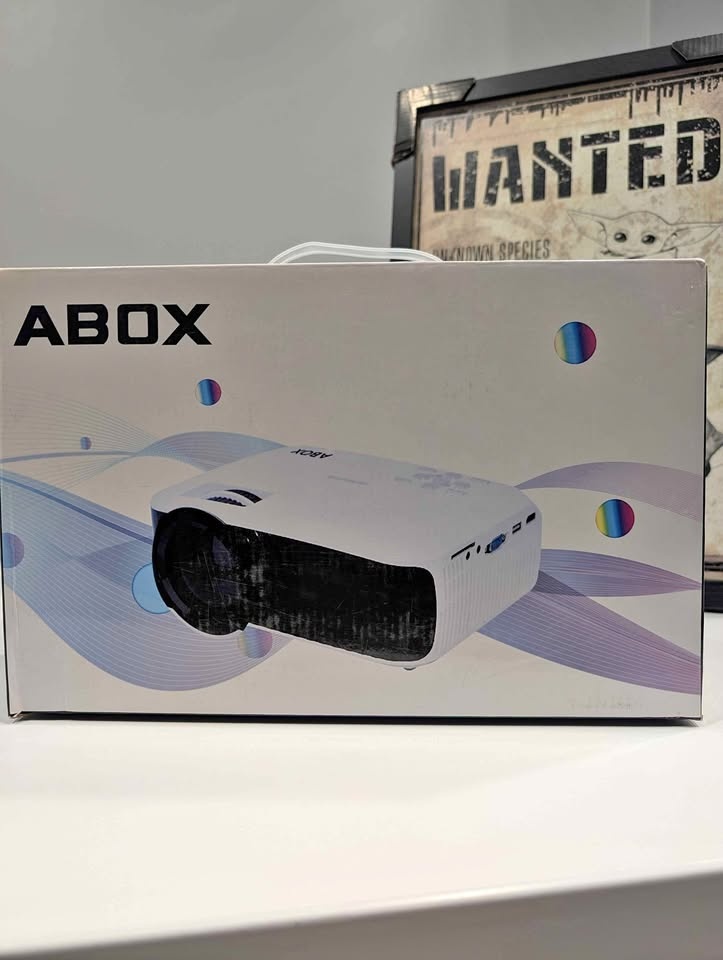 New projector, opened box