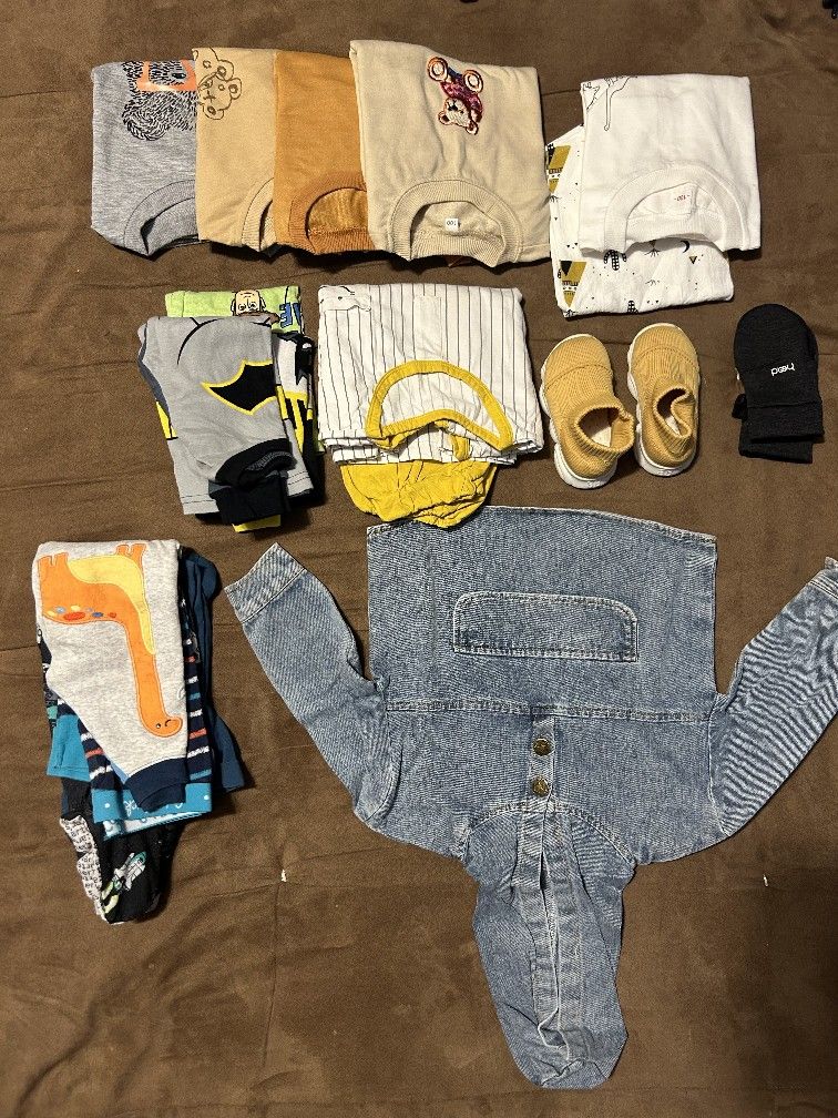 Gently Used Baby Boy Clothes 1-2 Free