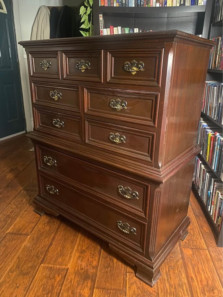 FREE DELIVERY: Genuine Mahogany Dresser $400 (HRM) - photo 2
