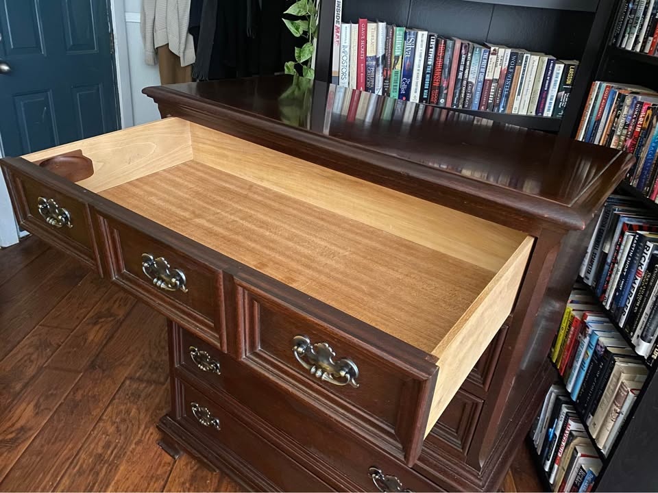FREE DELIVERY: Genuine Mahogany Dresser $400 (HRM) - photo 4