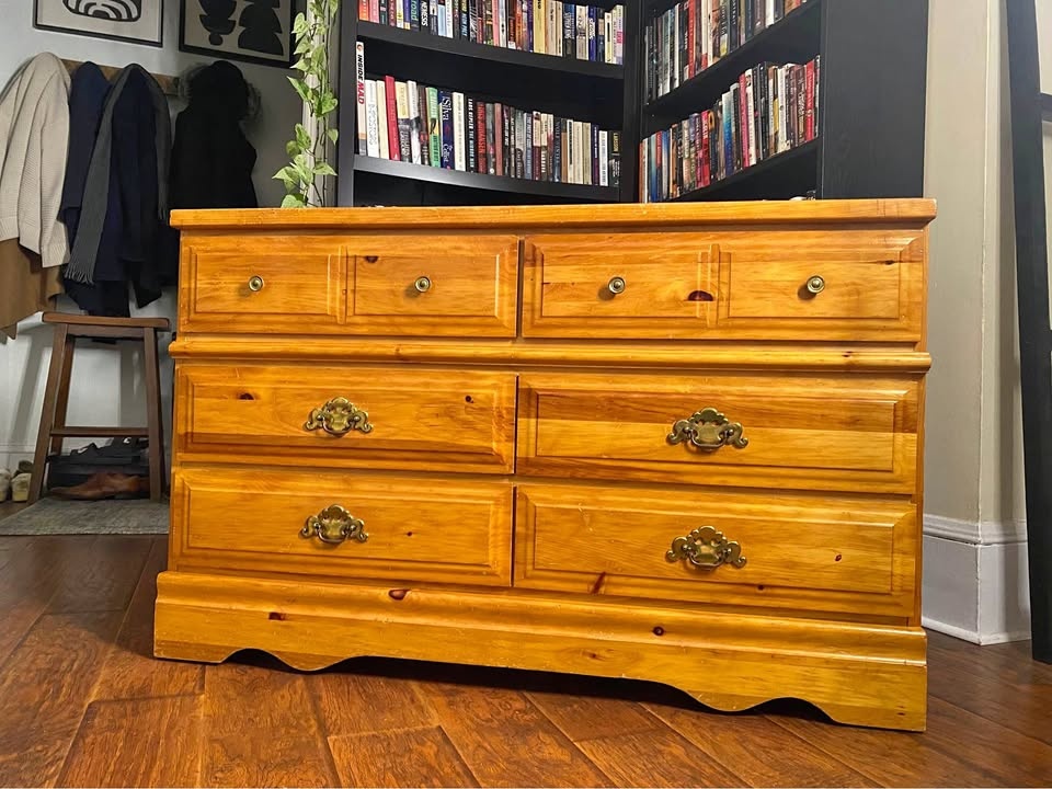 FREE DELIVERY: Long Pine Dresser $140 (HRM)