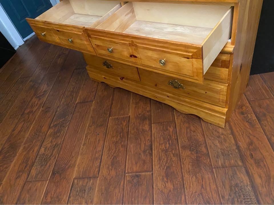 FREE DELIVERY: Long Pine Dresser $140 (HRM) - photo 3