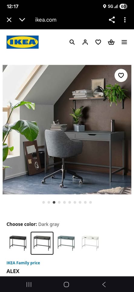 MOVING SALE Ikea grey desk - photo 2