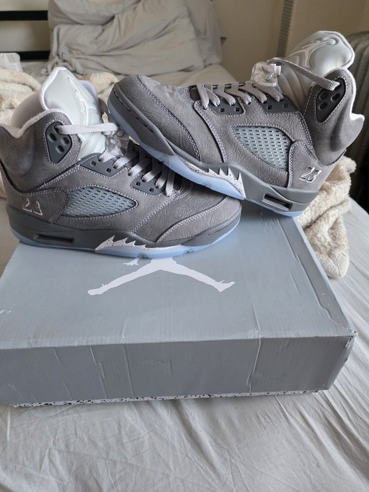 Air Jordan 5 Wolf Grey Mens Size 7 - photo 2