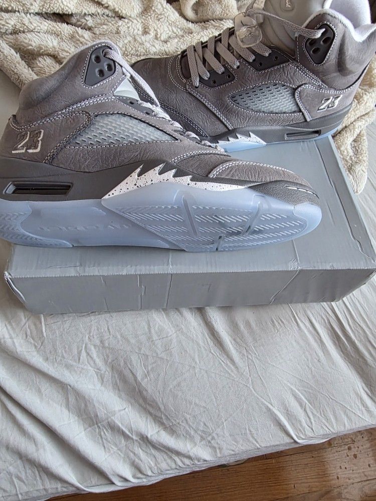 Air Jordan 5 Wolf Grey Mens Size 7 - photo 3