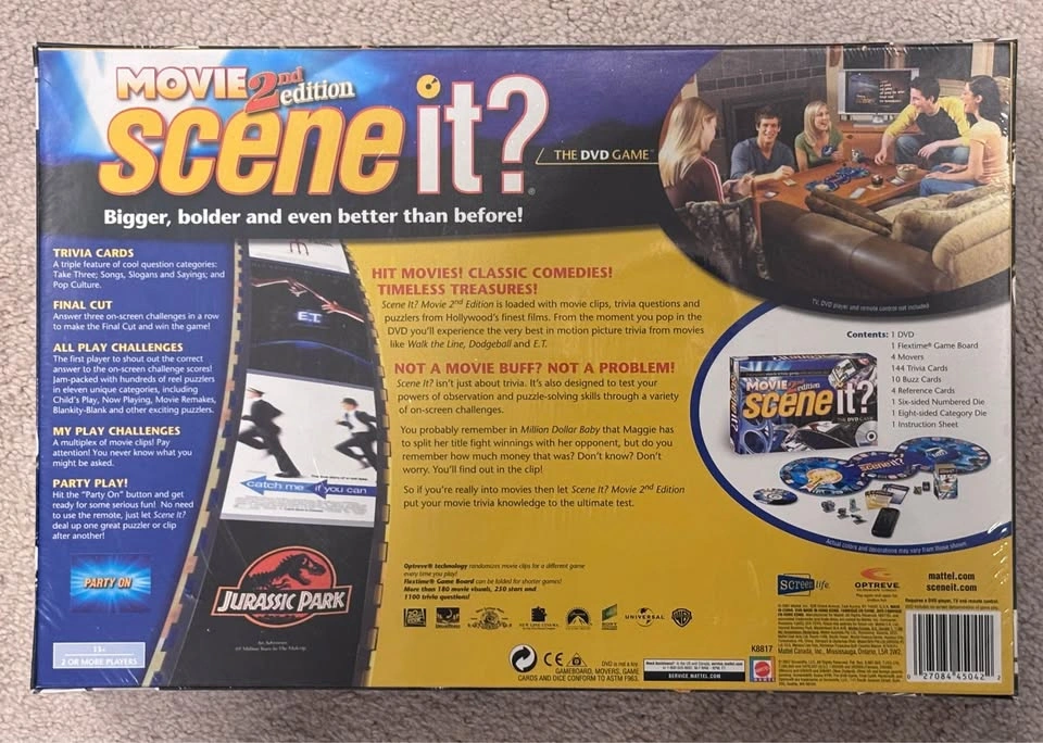 Sealed Brand New - Scene It? Movie 2nd Edition DVD Game - $15 - photo 2