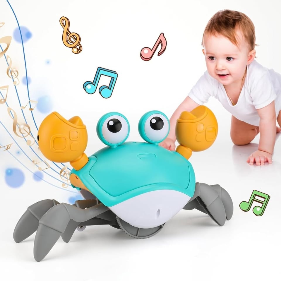 Crawling Crab Baby Toy, Tummy Time Gifts for Toddler & Newborn - photo 2