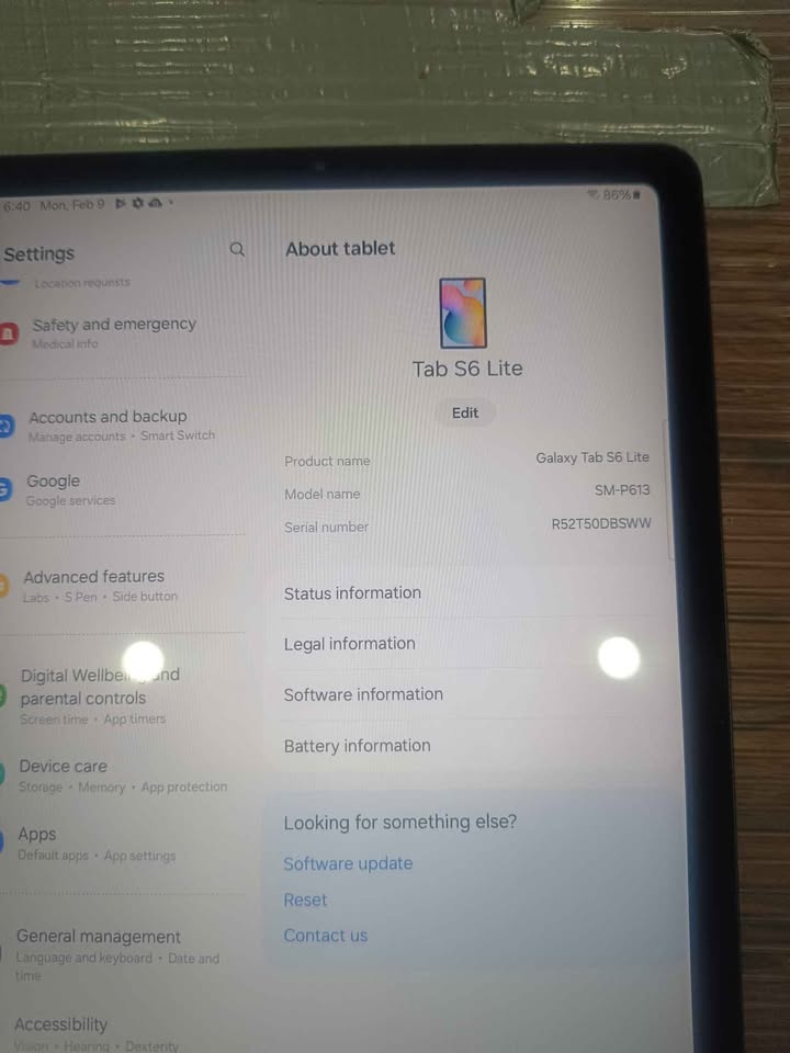 Galaxy Tab S6 Lite 128GB - photo 3