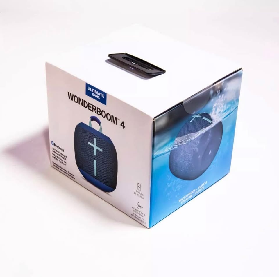 Ultimate Ears Wonderboom 4 Bluetooth Speaker (new) in blue