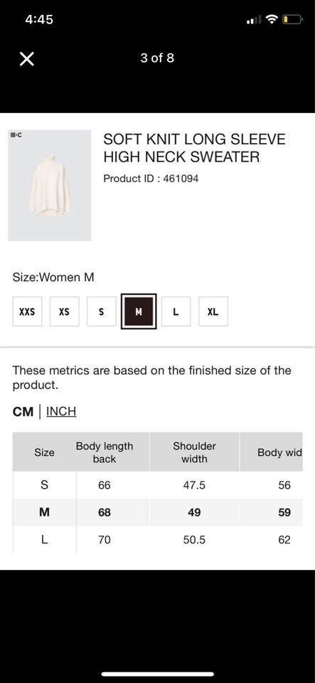UNIQLO Soft Knit Long Sleeve High Neck Sweater - photo 5