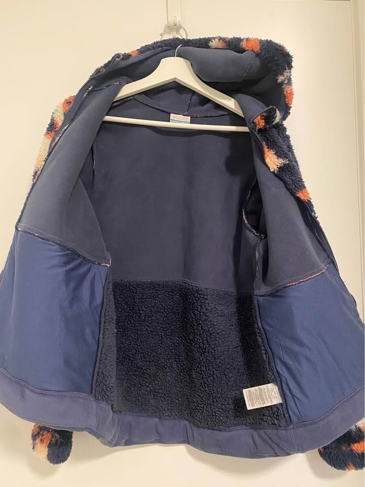 Columbia Sherpa Fleece Jacket - Navy Pattern - photo 2